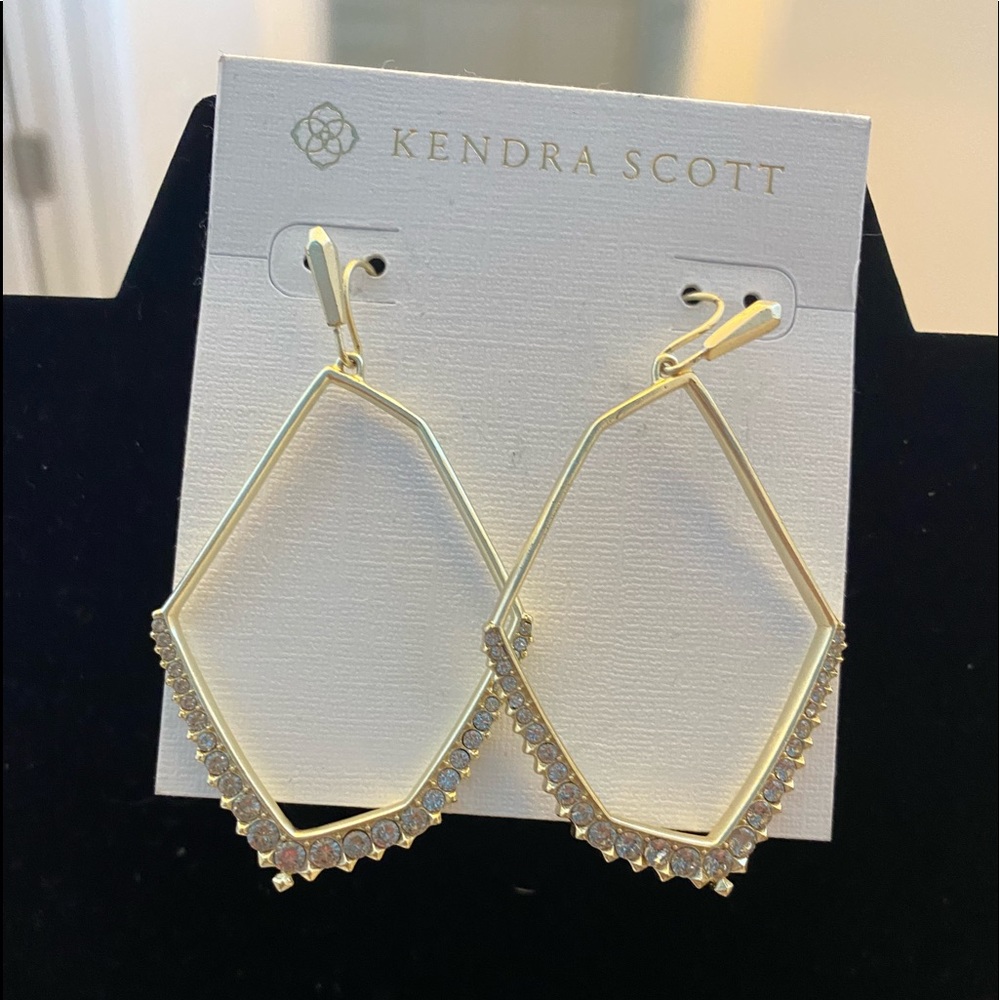 Kendra Scott dangle rhinestone earrings